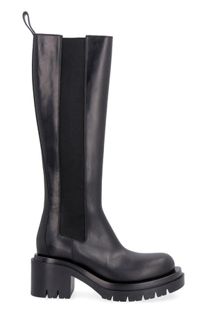 Lug leather boots-1